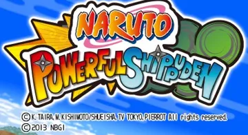 Naruto Powerful Shippuden(USA) screen shot title